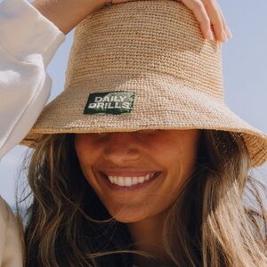 Daily Drills Raffia Bucket Hat